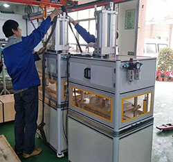 4臺(tái)氣液增壓機(jī)出貨啦，5噸高壓油壓出力型